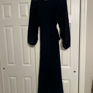 Hutch Midnight Blue Long Sleeve Dress